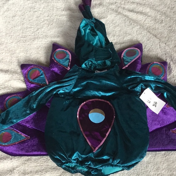 PRINCESS PARADISE PEACOCK COSTUME SIZE 18m-2t - Picture 2 of 6